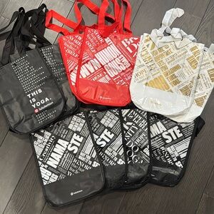 Lululemon small shopping totes. 10